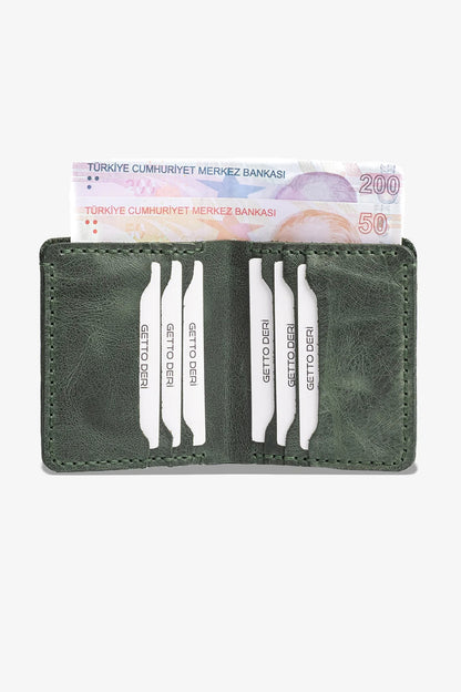 Stanton El Yapımı Hakiki Deri Cüzdan