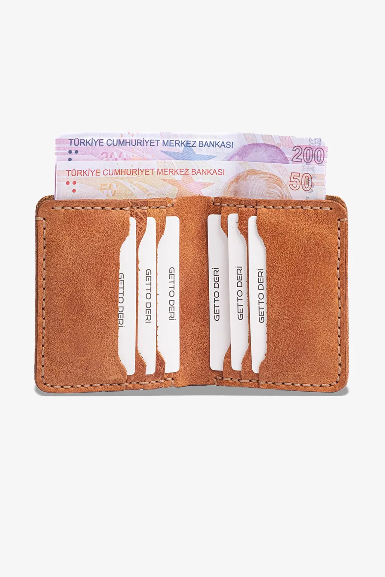 Stanton El Yapımı Hakiki Deri Cüzdan