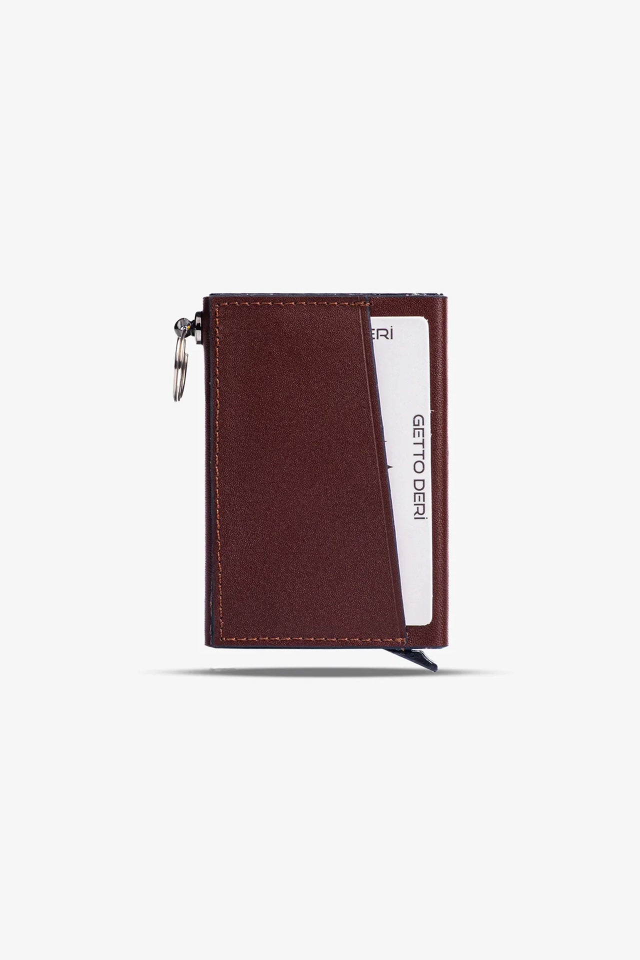 Hype Mekanizmalı Hakiki Deri Kartlık