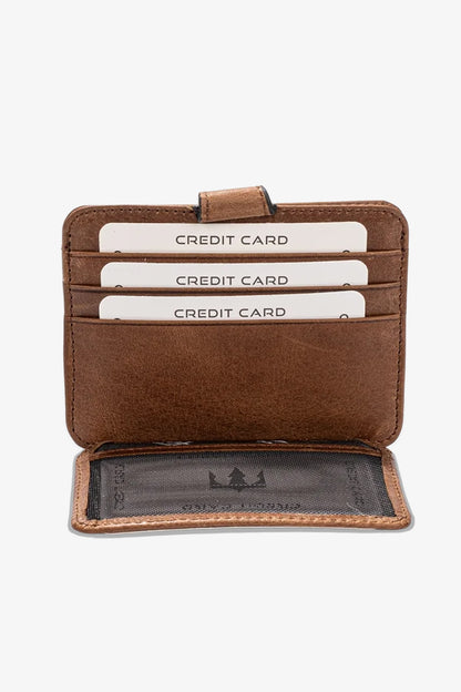 Vento Hakiki Deri Çıt çıtlı Cüzdan