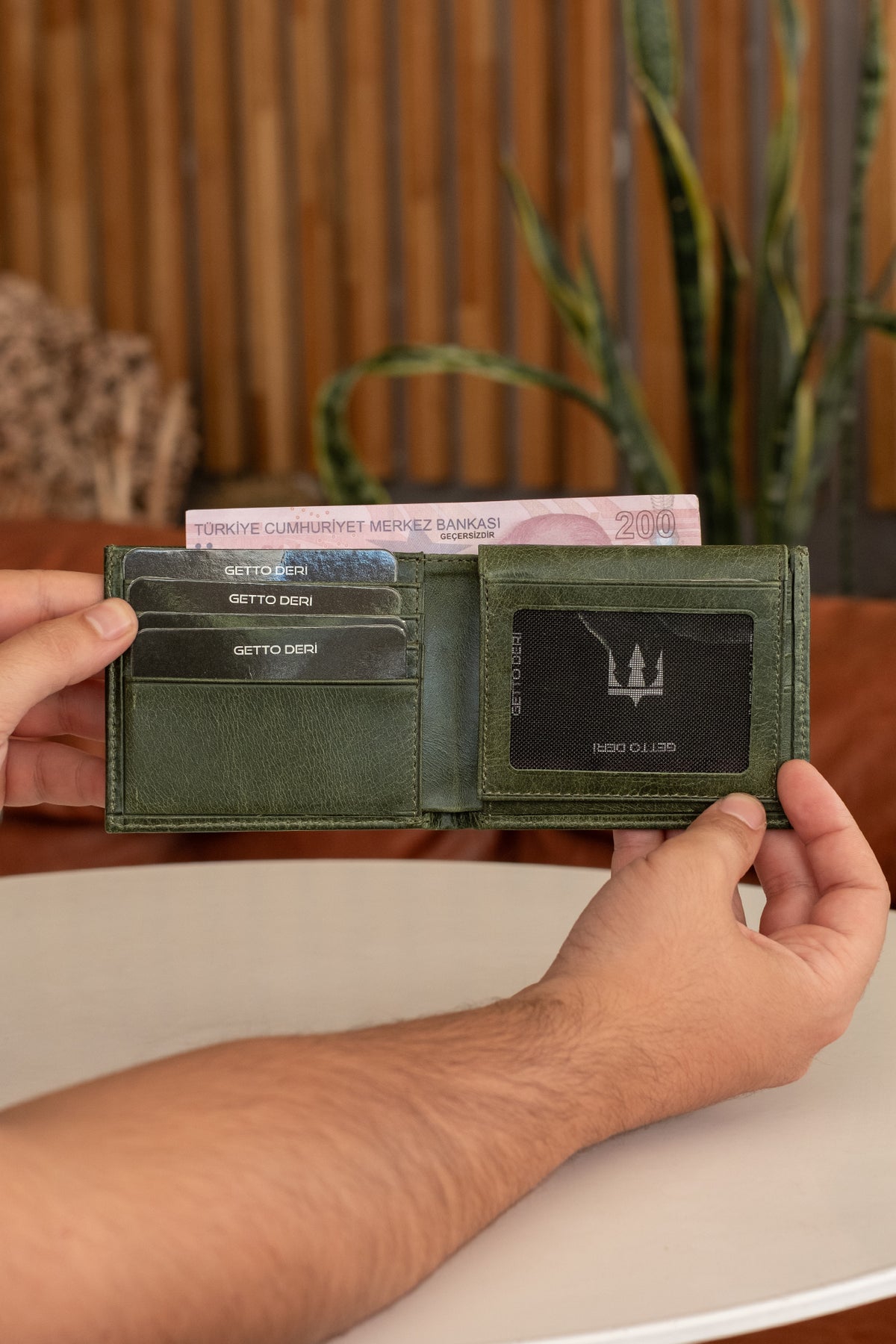 Symbol Hakiki Deri Cüzdan