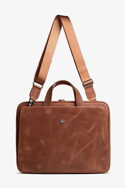 Bond Hakiki Deri Laptop Çantası