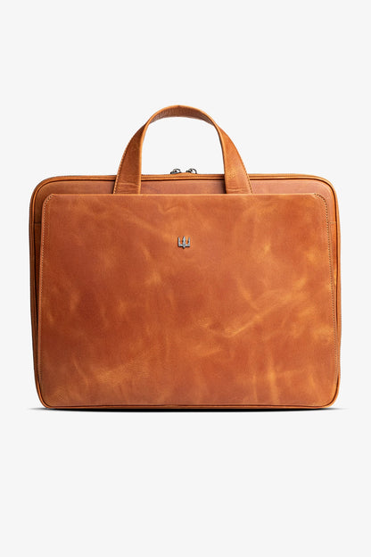 Bond Hakiki Deri Laptop Çantası
