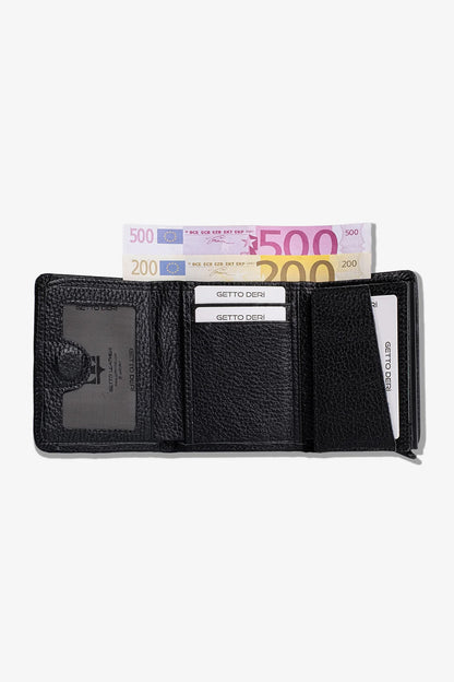 Vibe Mekanizmalı Hakiki Deri Cüzdan