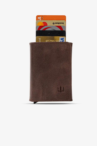 Vibe Mekanizmalı Hakiki Deri Cüzdan