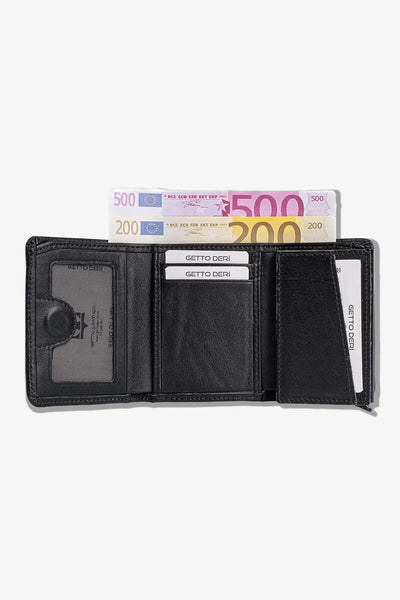 Vibe Mekanizmalı Hakiki Deri Cüzdan