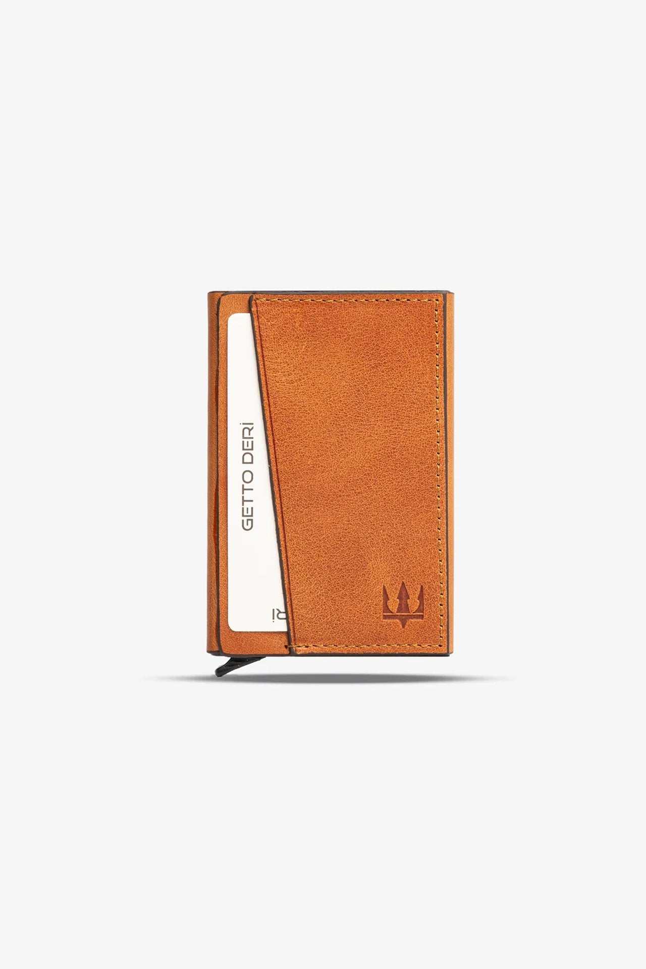 Hype Click Mekanizmalı Hakiki Deri Kartlık