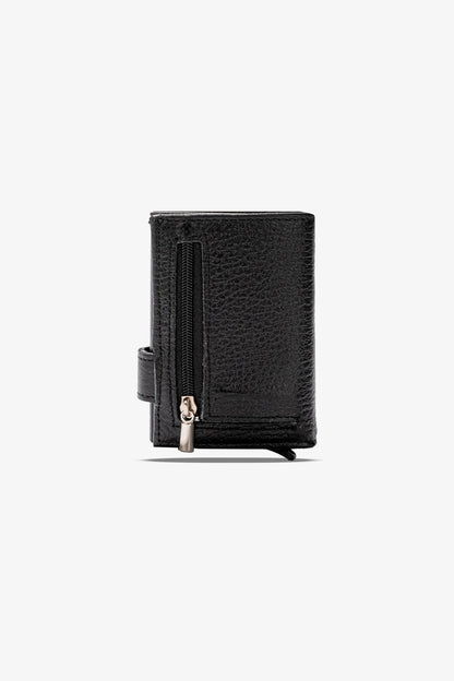 Moon Mekanizmalı Hakiki Deri Minimal Cüzdan