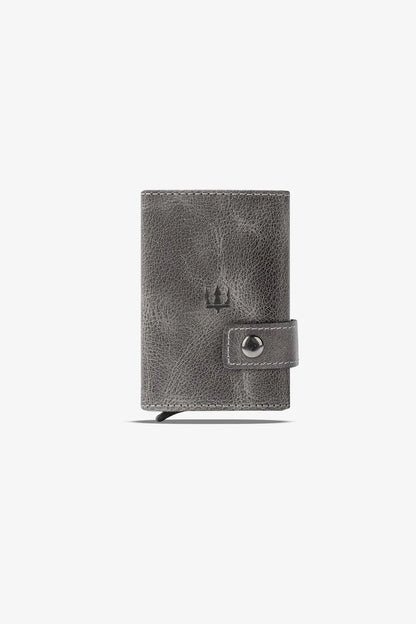 Moon Mekanizmalı Hakiki Deri Minimal Cüzdan