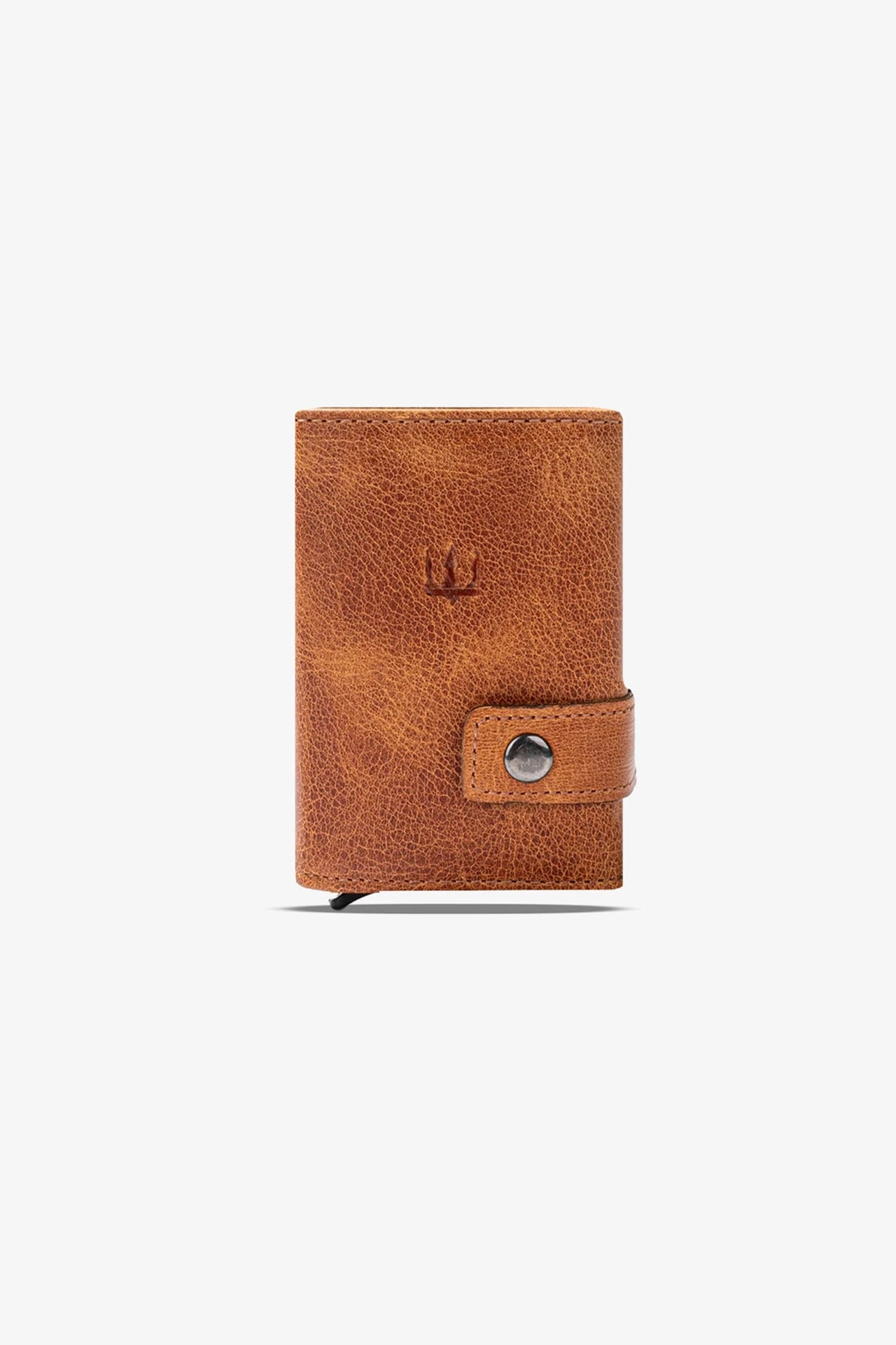 Moon Mekanizmalı Hakiki Deri Minimal Cüzdan