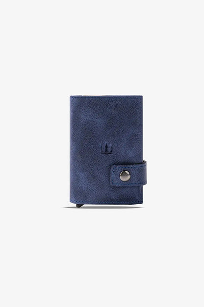 Moon Mekanizmalı Hakiki Deri Minimal Cüzdan