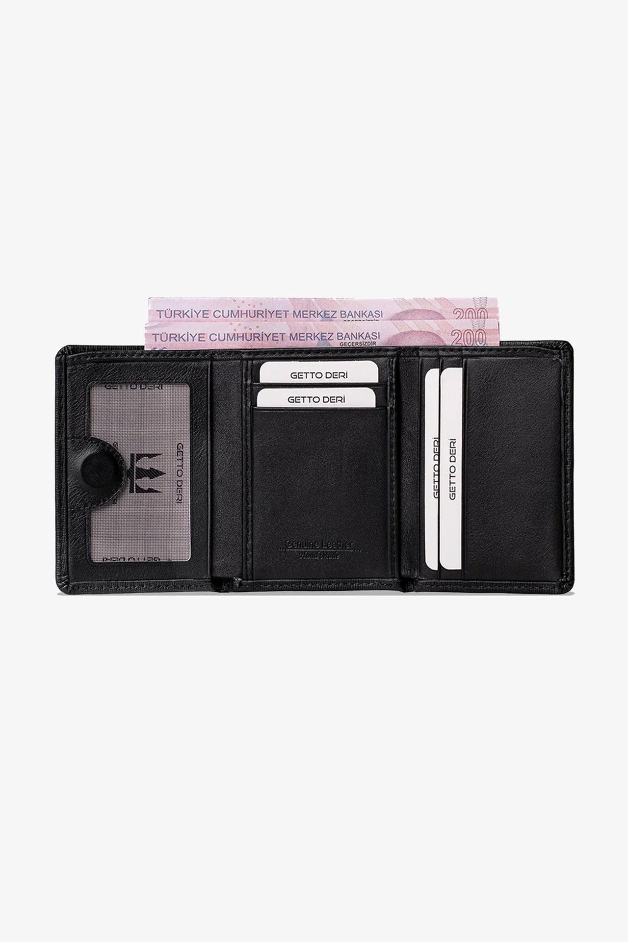 Troya Hakiki Deri Cüzdan