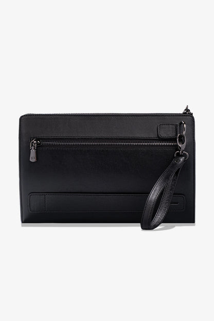 Trace Parmak İzi Okuyucu Hakiki Deri El Çantası