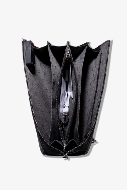 Trace Parmak İzi Okuyucu Hakiki Deri El Çantası