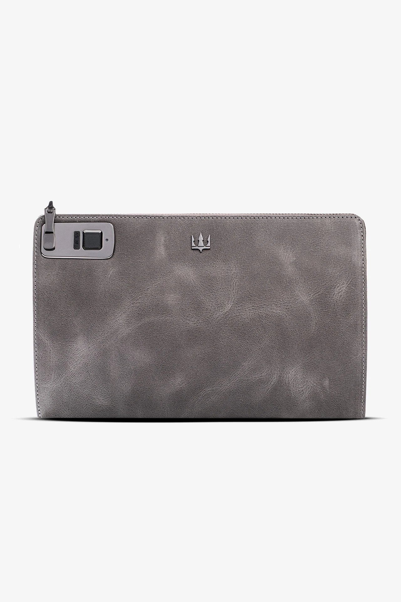 Trace Parmak İzi Okuyucu Hakiki Deri El Çantası