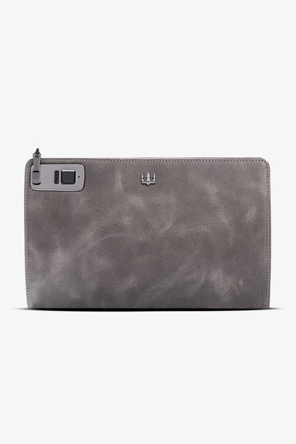 Trace Parmak İzi Okuyucu Hakiki Deri El Çantası