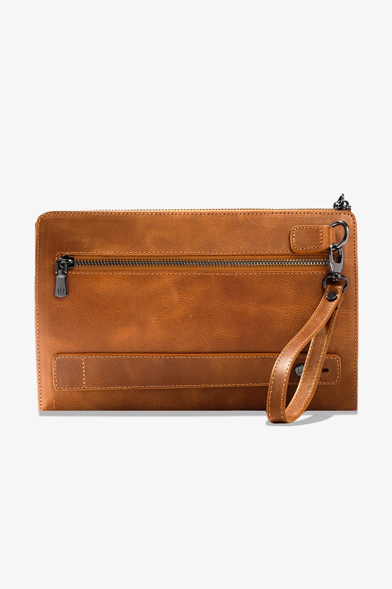 Trace Parmak İzi Okuyucu Hakiki Deri El Çantası