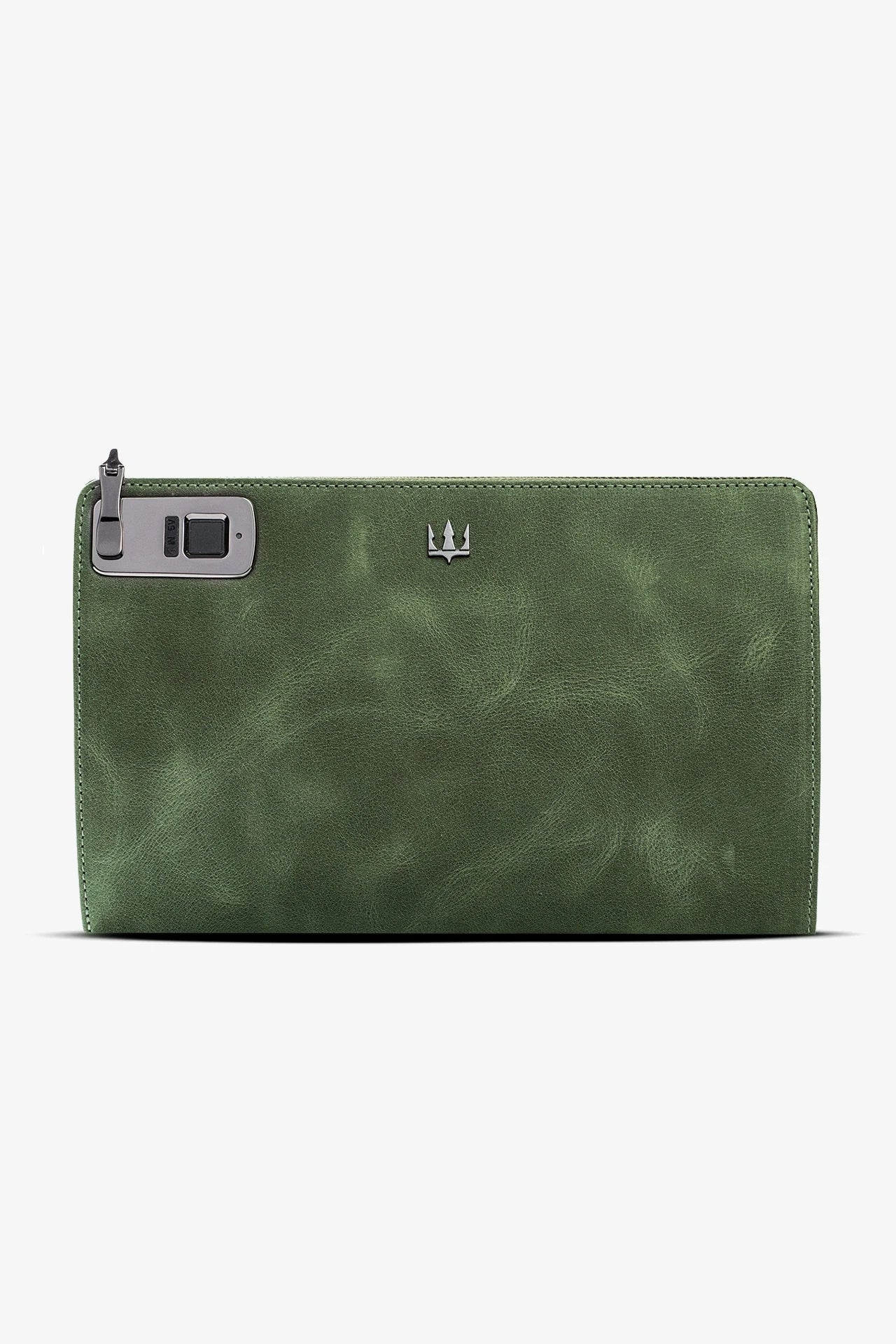 Trace Parmak İzi Okuyucu Hakiki Deri El Çantası