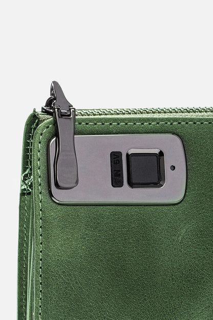 Trace Parmak İzi Okuyucu Hakiki Deri El Çantası