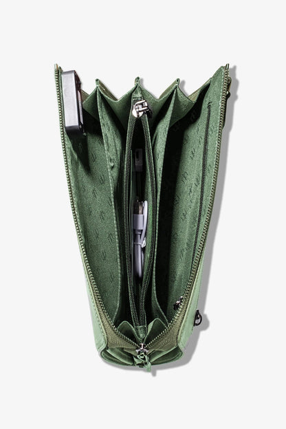 Trace Parmak İzi Okuyucu Hakiki Deri El Çantası