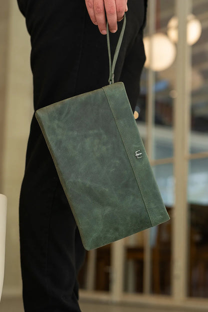 Nova Hakiki Deri El Çantası