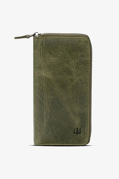 Luis Fermuarlı Telefon Hazneli Deri Cüzdan