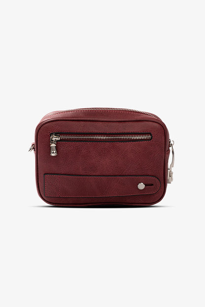 Lock Bag Hakiki Deri El Çantası