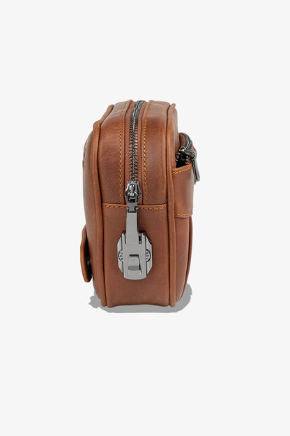 Lock Bag Hakiki Deri El Çantası