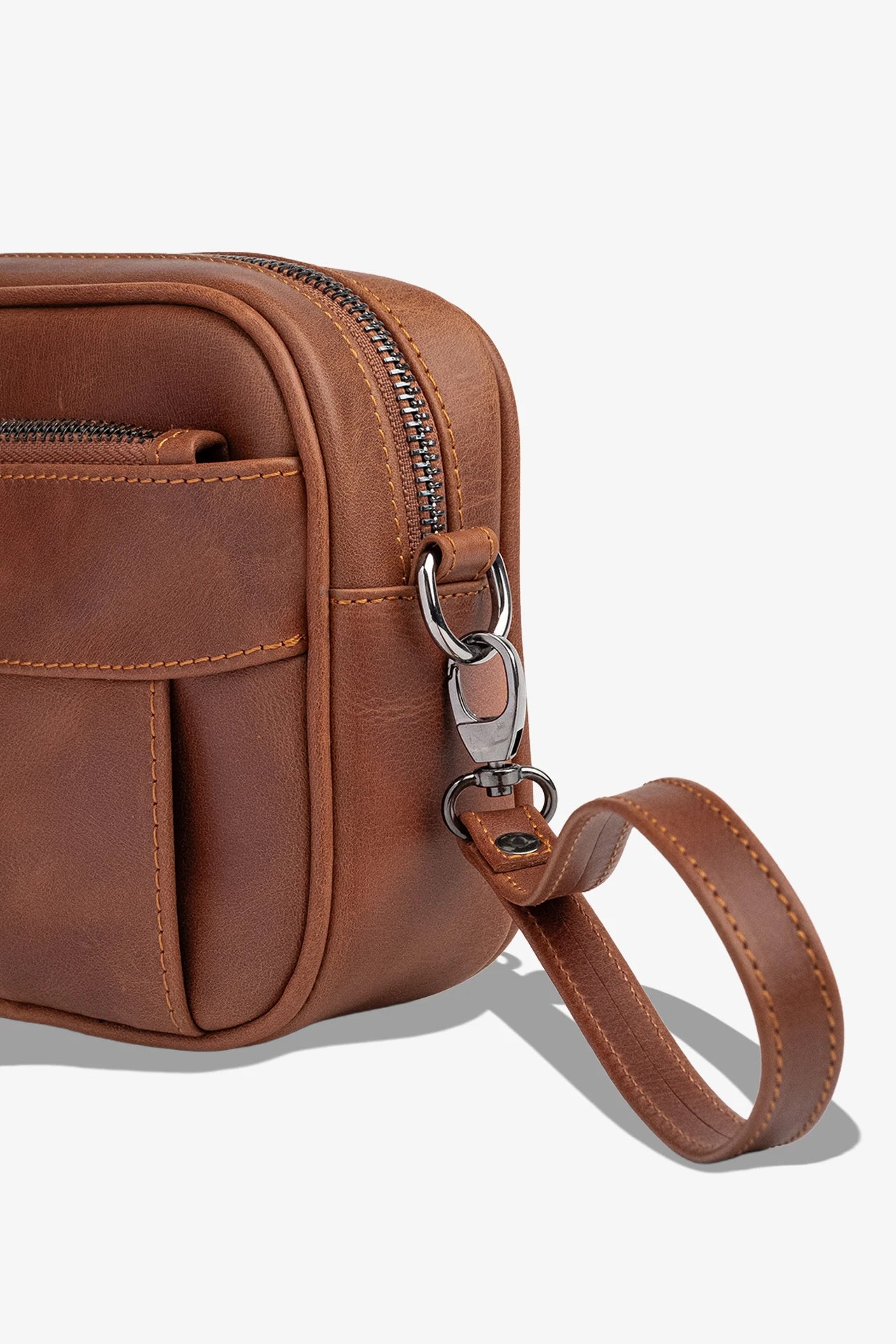 Lock Bag Hakiki Deri El Çantası