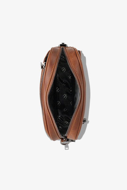 Lock Bag Hakiki Deri El Çantası