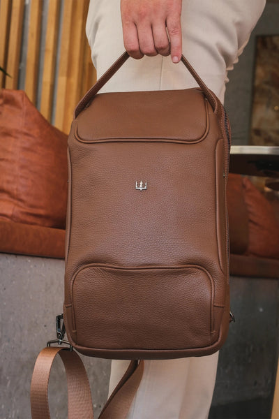 Grain Hakiki Deri Sırt Çantası