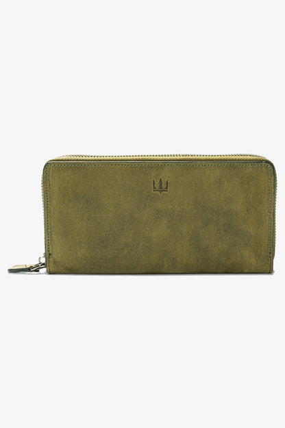 Alecra Çift Telefon Hazneli Deri Portföy