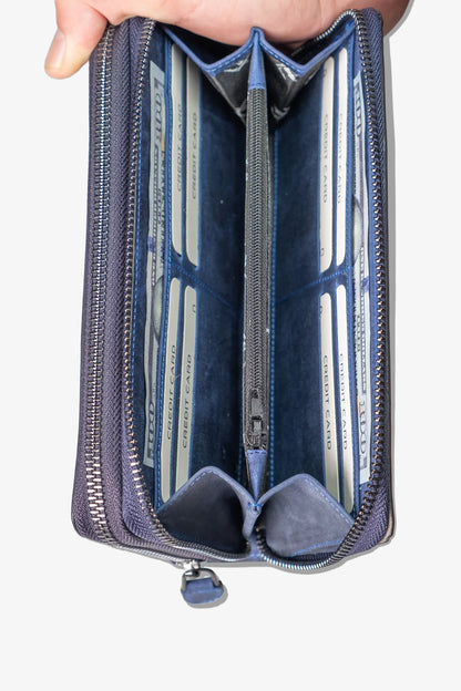 Alecra Çift Telefon Hazneli Deri Portföy