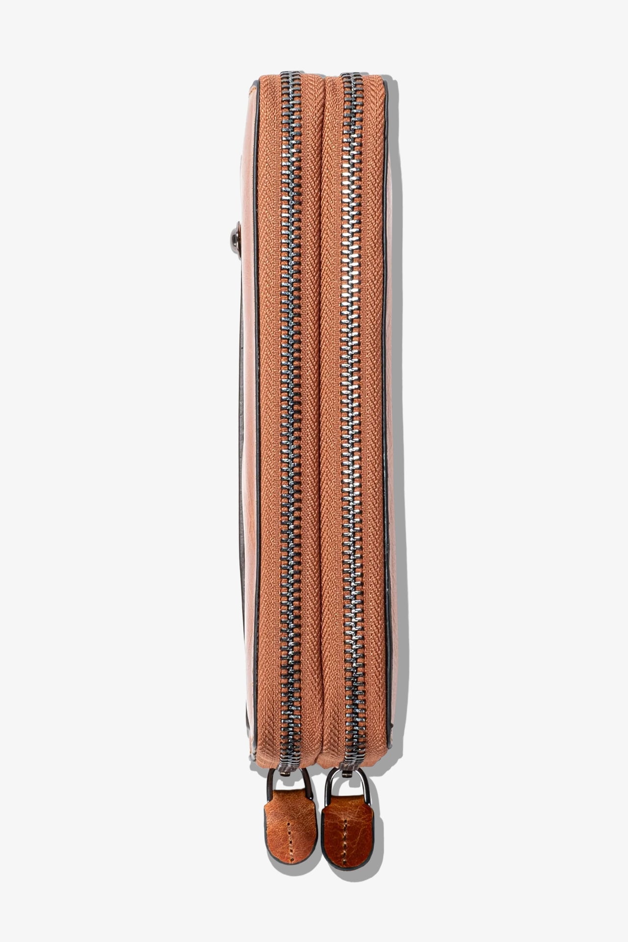 Alecra Çift Telefon Hazneli Deri Portföy