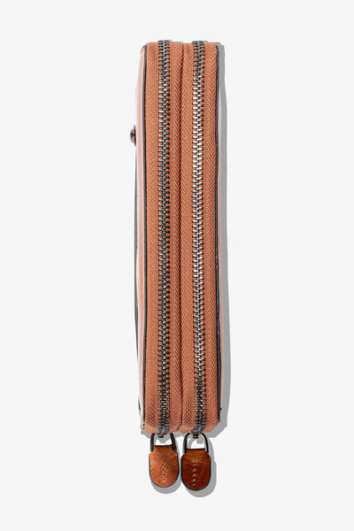 Alecra Çift Telefon Hazneli Deri Portföy