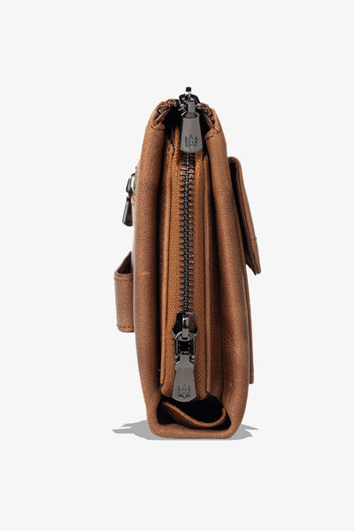 Ombre Hakiki Deri El Çantası