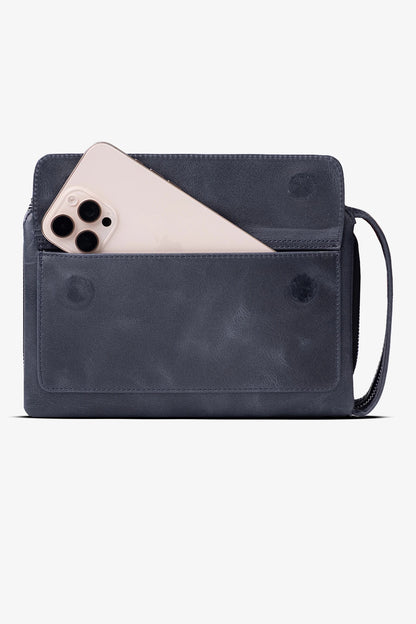 Ombre Hakiki Deri El Çantası