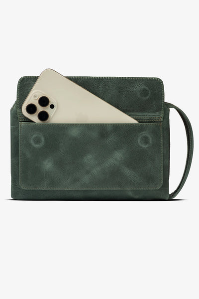 Ombre Hakiki Deri El Çantası