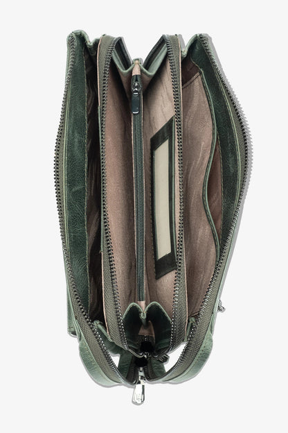 Ombre Hakiki Deri El Çantası