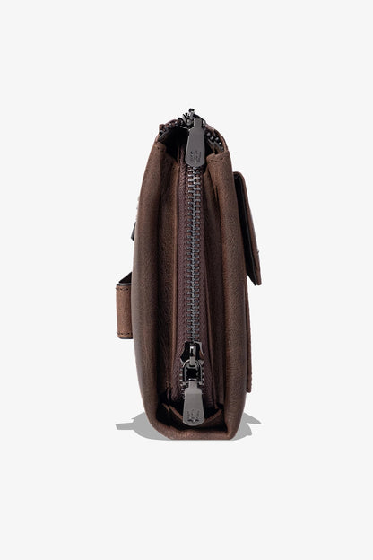 Ombre Hakiki Deri El Çantası