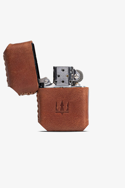 Getto Hakiki Deri Kılıflı Çakmak