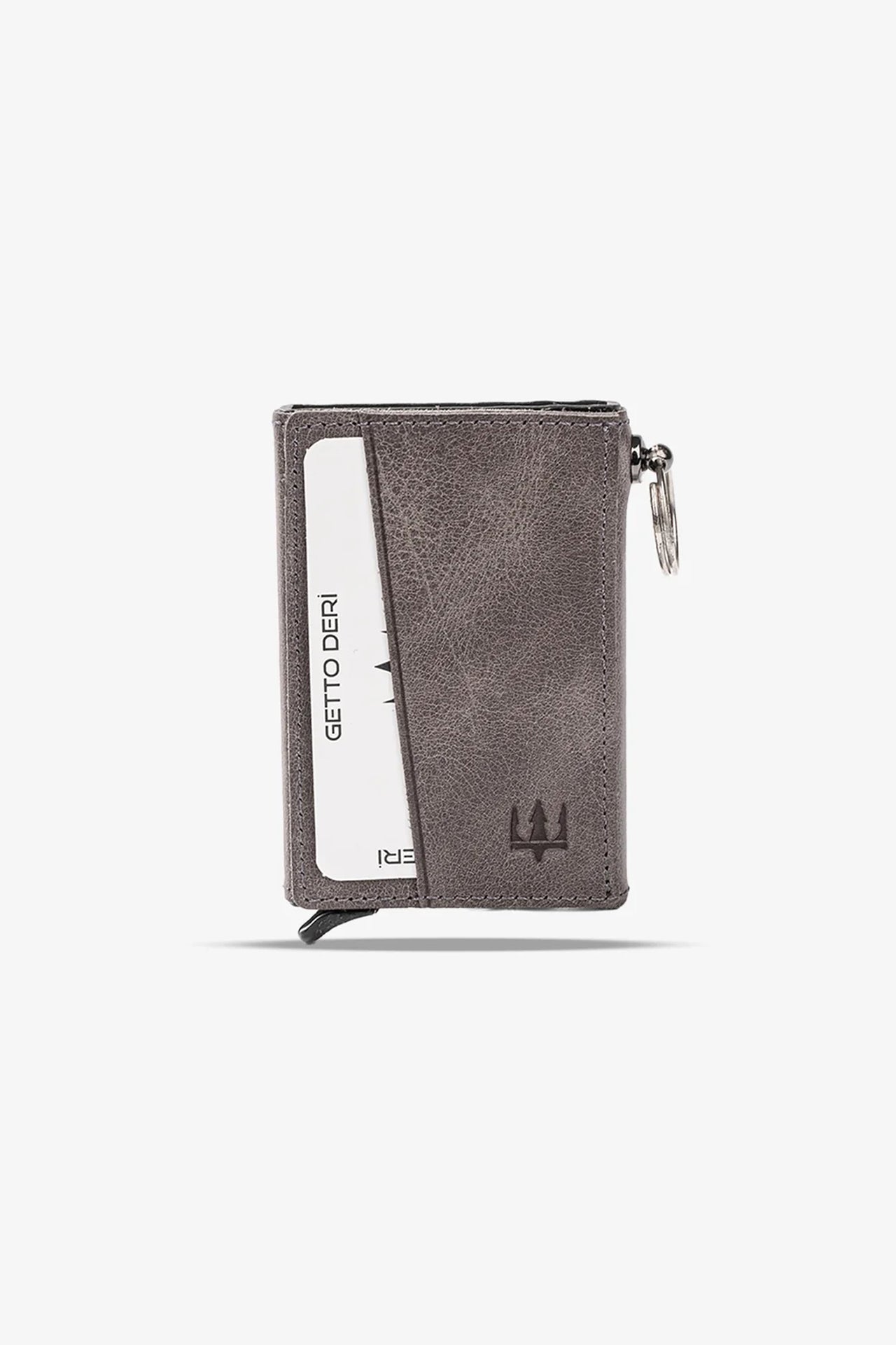 Hype Mekanizmalı Hakiki Deri Kartlık