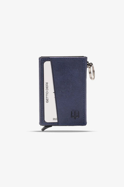 Hype Mekanizmalı Hakiki Deri Kartlık