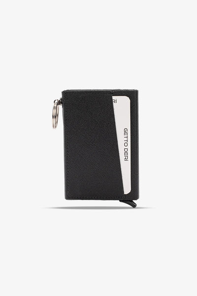 Hype Mekanizmalı Hakiki Deri Kartlık