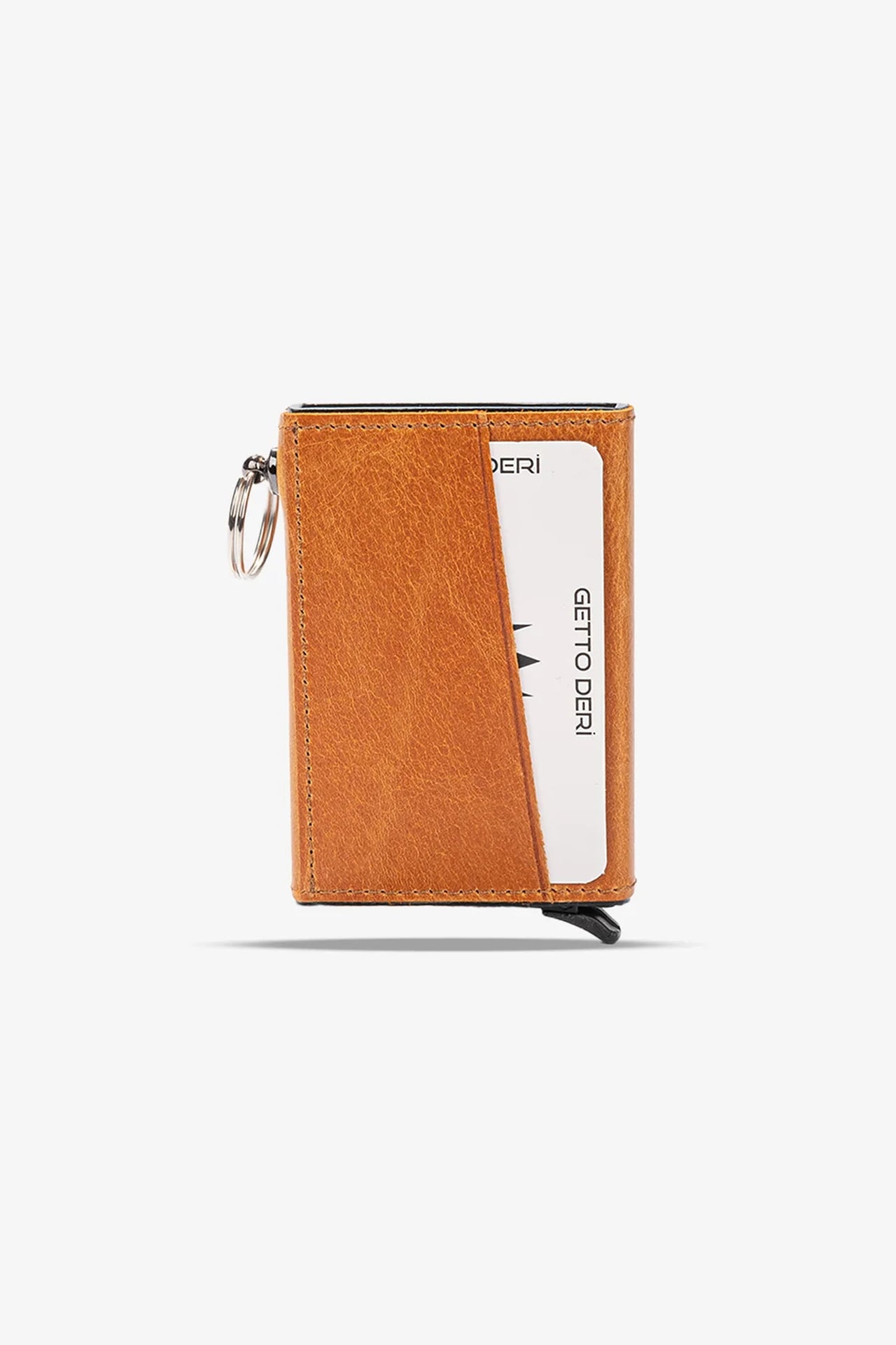 Hype Mekanizmalı Hakiki Deri Kartlık