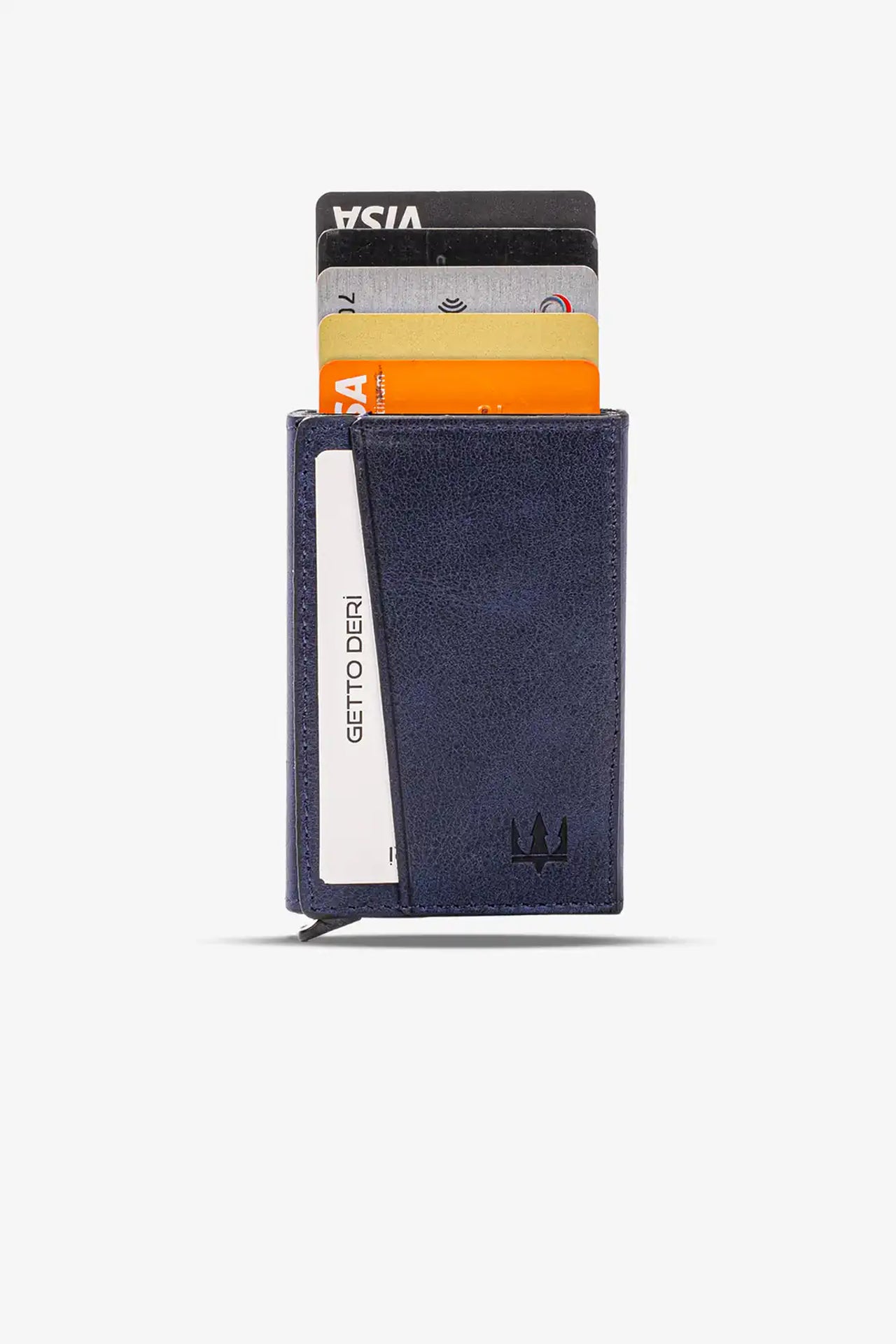 Hype Click Mekanizmalı Hakiki Deri Kartlık