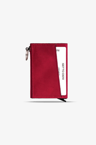 Hype Mekanizmalı Hakiki Deri Kartlık