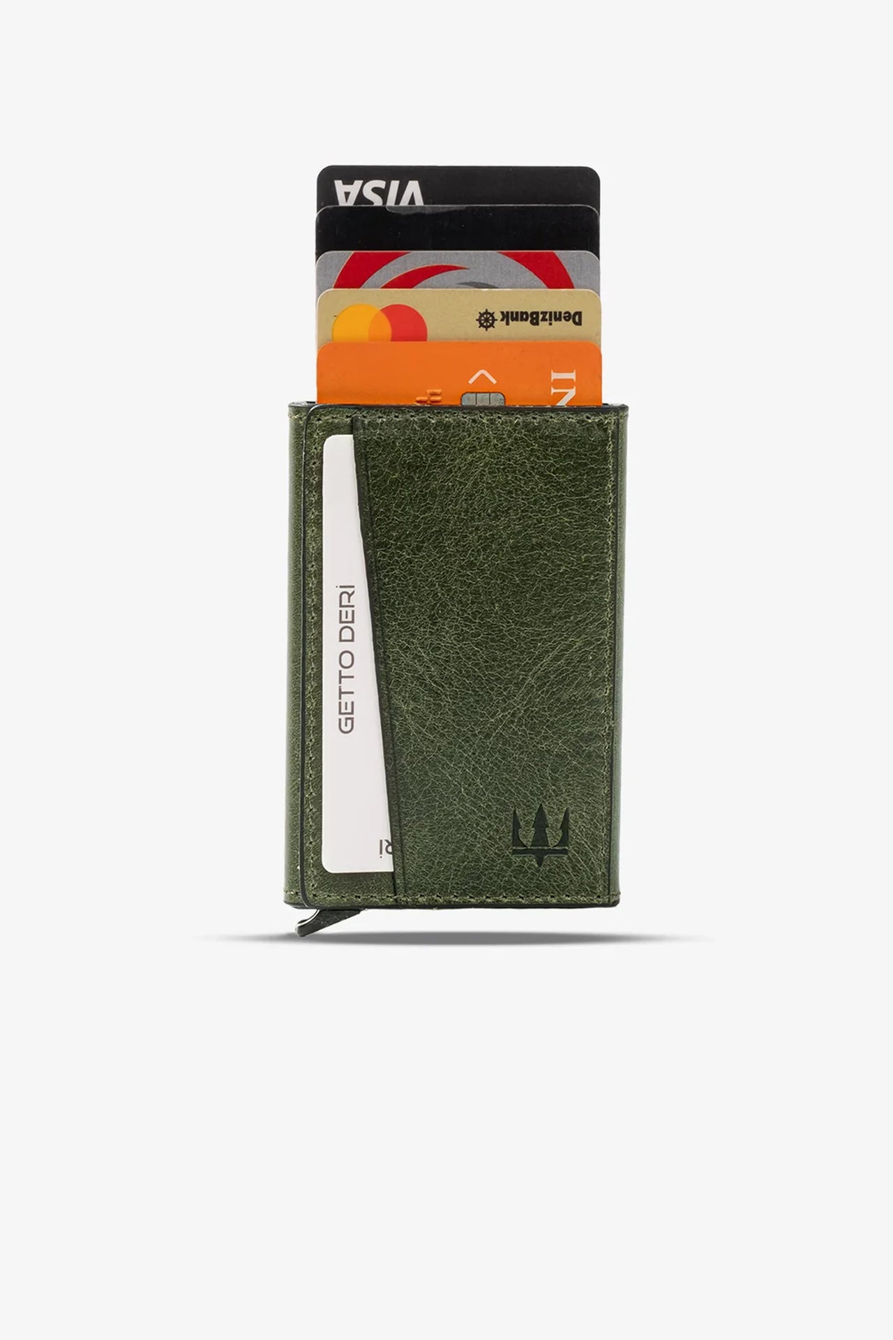 Hype Click Mekanizmalı Hakiki Deri Kartlık