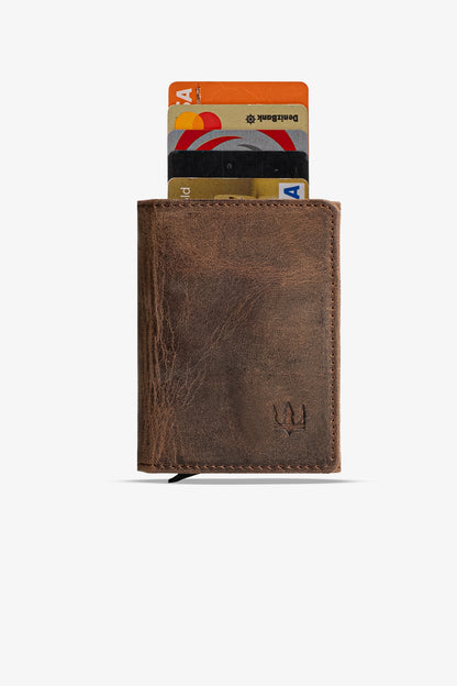 Vibe Mekanizmalı Hakiki Deri Cüzdan