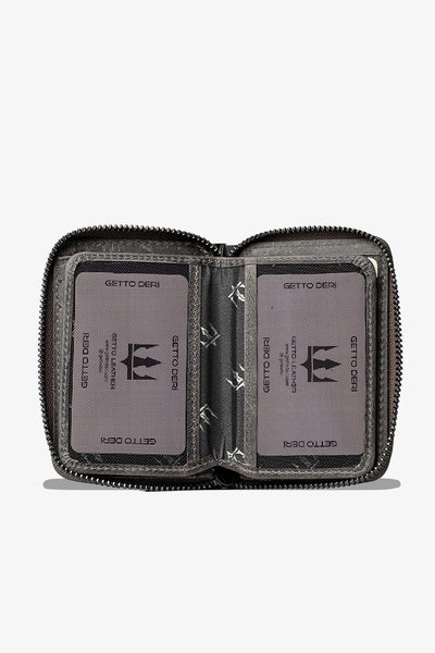 Zip Hakiki Deri Fermuarlı Cüzdan